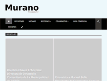 Tablet Screenshot of portalmurano.cl